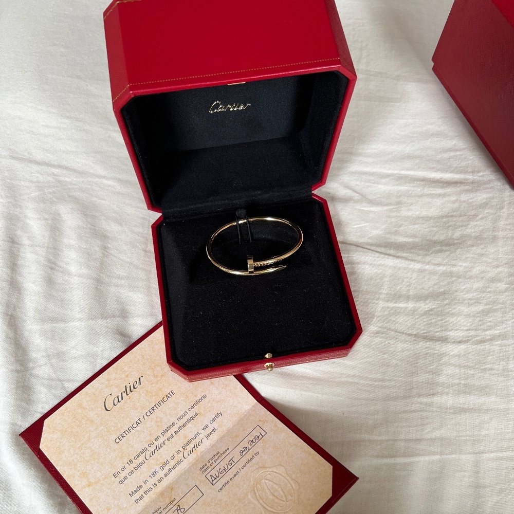 Cartier Juste un Clou bracelet 18K Yellow Gold 16